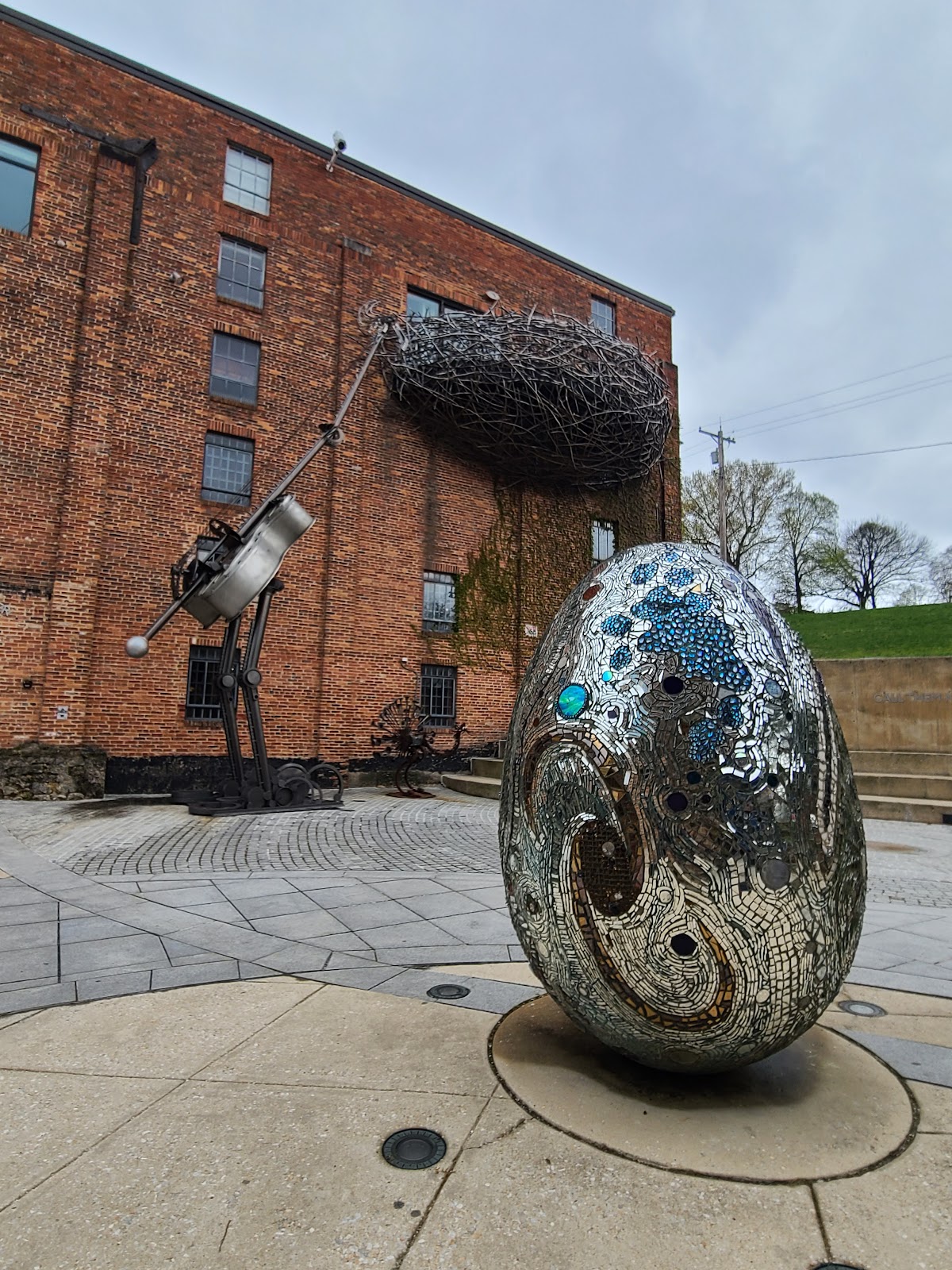 Sculpture barn interior at the American Visionary Art Museum, Baltimore Maryland