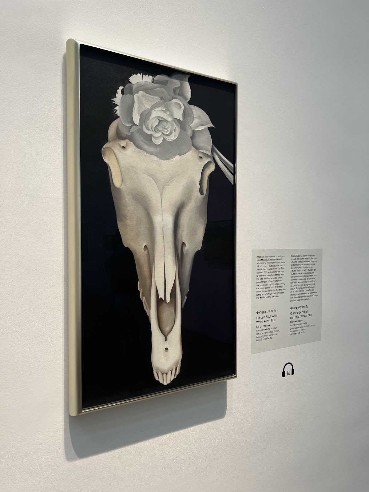 Deep window reveal in a thick adobe wall at the Georgia O'Keeffe Museum, Santa Fe