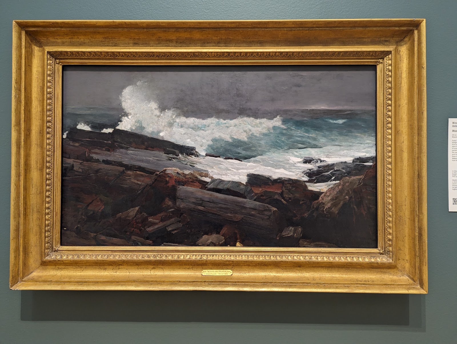 Beaux-Arts gallery architecture and enfilade at the Portland Museum of Art, Maine