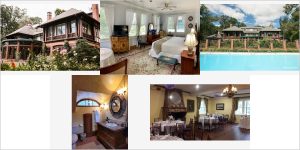 Tudor revival mansion at Gramercy Mansion, a 45-acre estate wedding venue in Stevenson Maryland