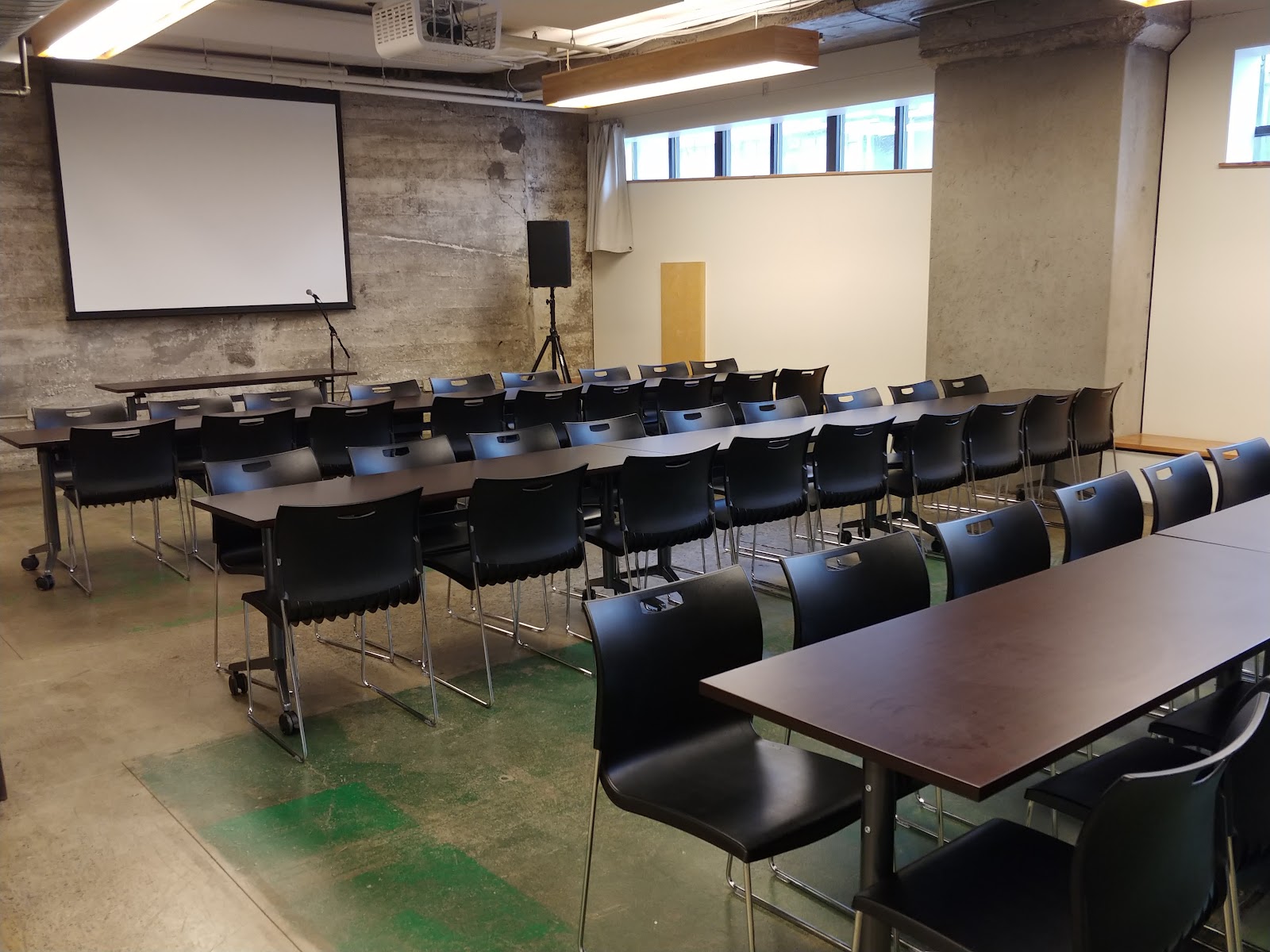 Exposed steel column and ceiling structure at Leftbank Annex used for wedding portrait framing