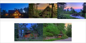 Long-range Blue Ridge mountain views from open ground at The Pines at Creston, North Carolina