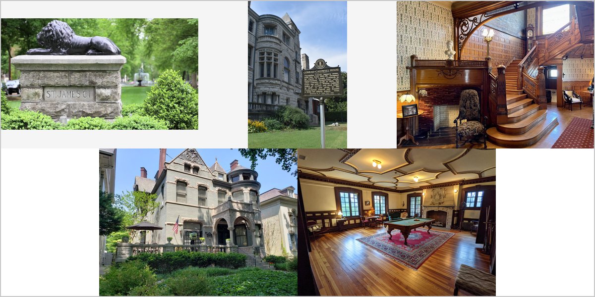The Conrad-Caldwell House Wedding Venue Collage