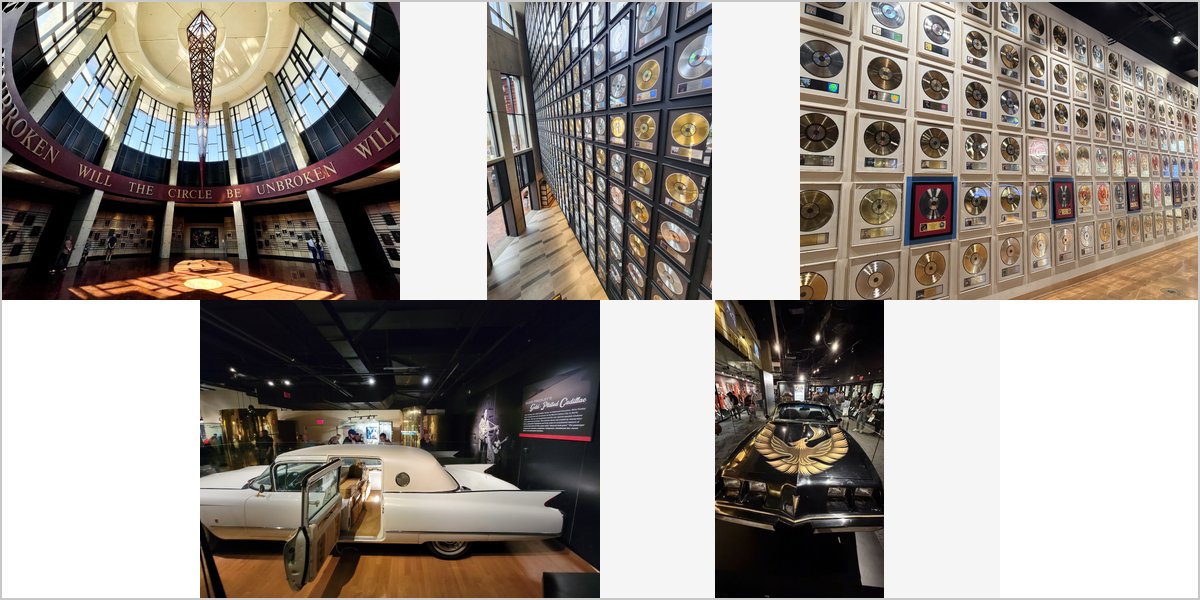 The Country Music Hall of Fame Wedding Venue Collage