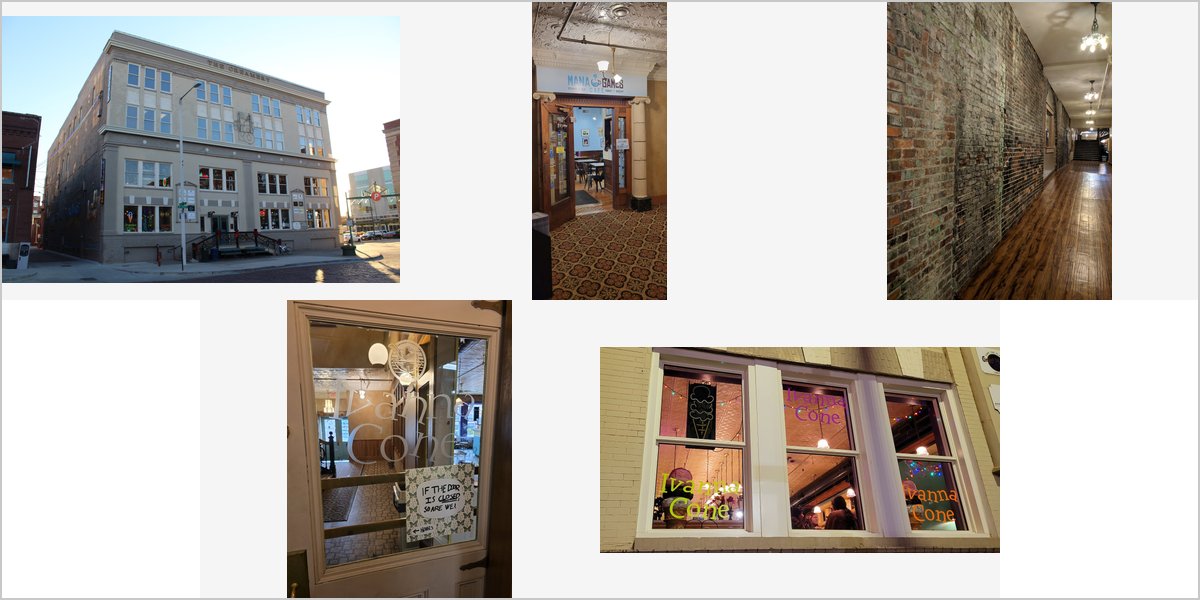 The Creamery Building Wedding Venue Collage