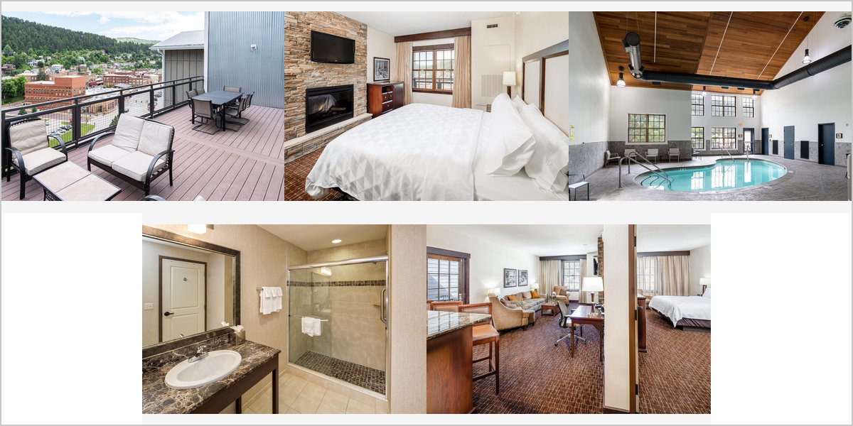 The Deadwood Mountain Grand Wedding Venue Collage