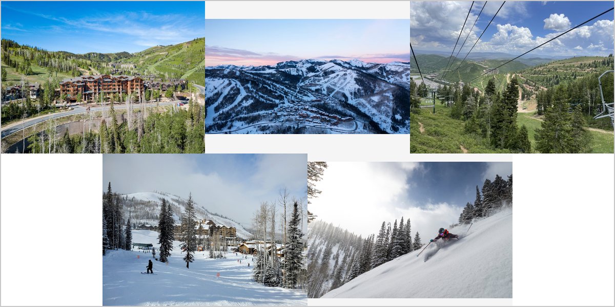 The Deer Valley Resort Wedding Venue Collage