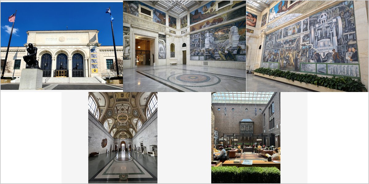 The Detroit Institute of Arts Wedding Venue Collage