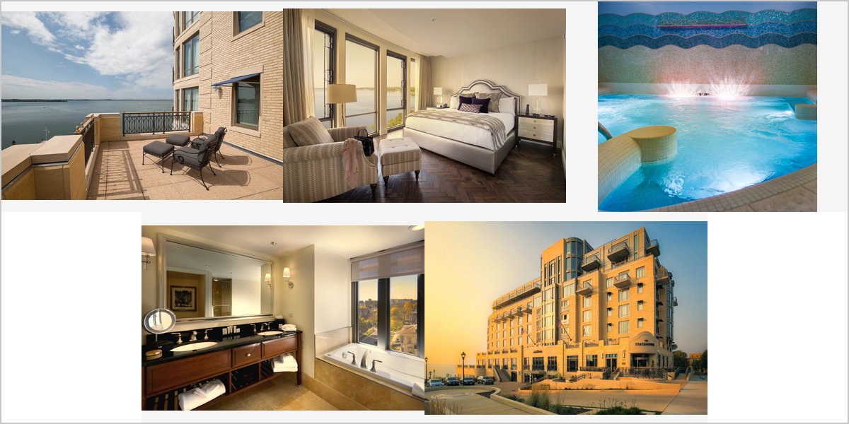 The Edgewater Hotel Wedding Venue Collage