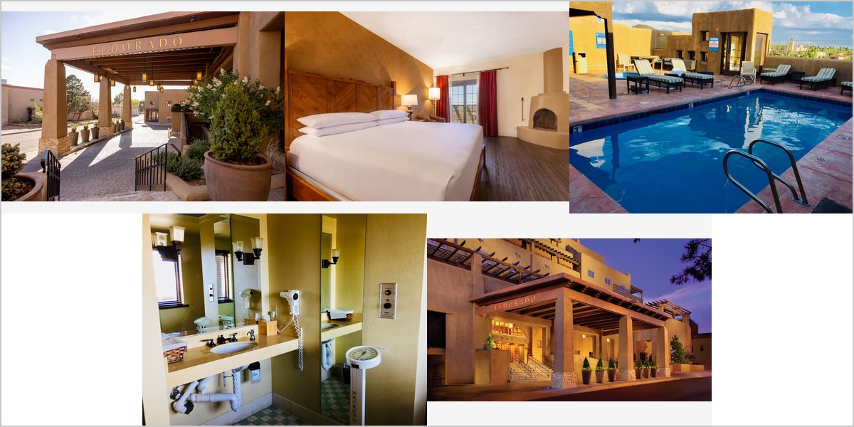 The Eldorado Hotel Wedding Venue Collage