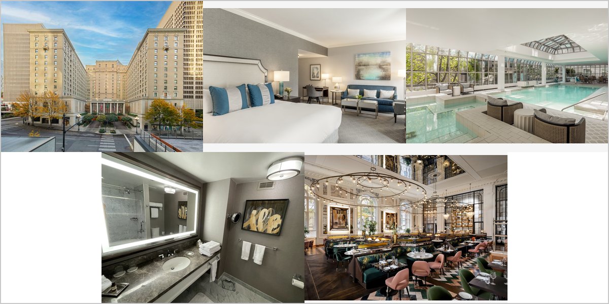 The Fairmont Olympic Wedding Venue Collage