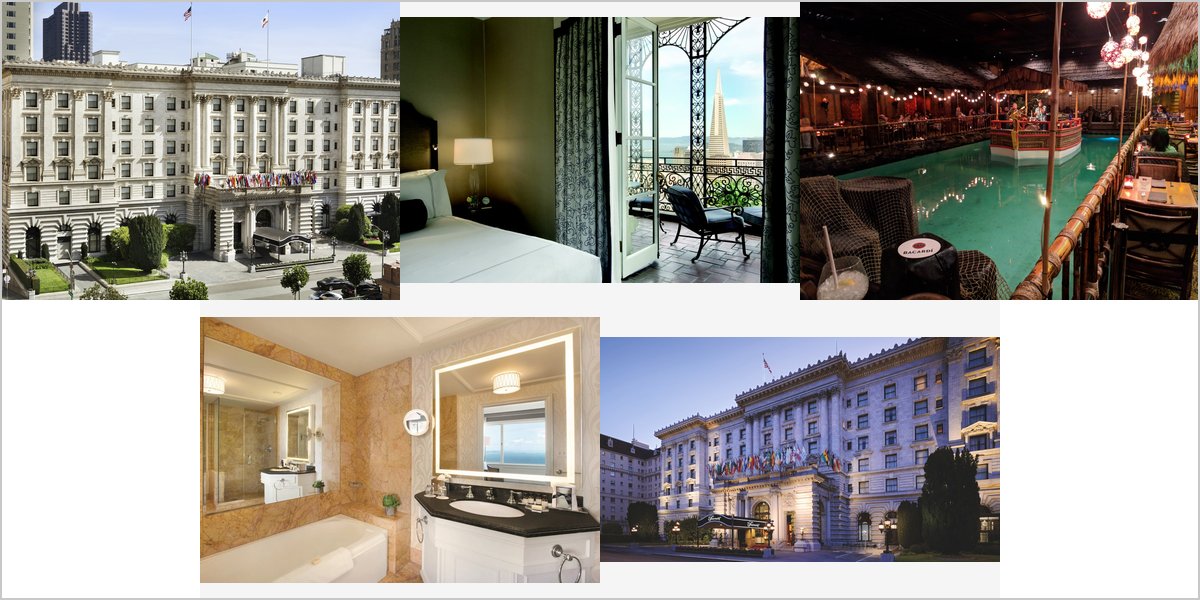 The Fairmont San Francisco Wedding Venue Collage