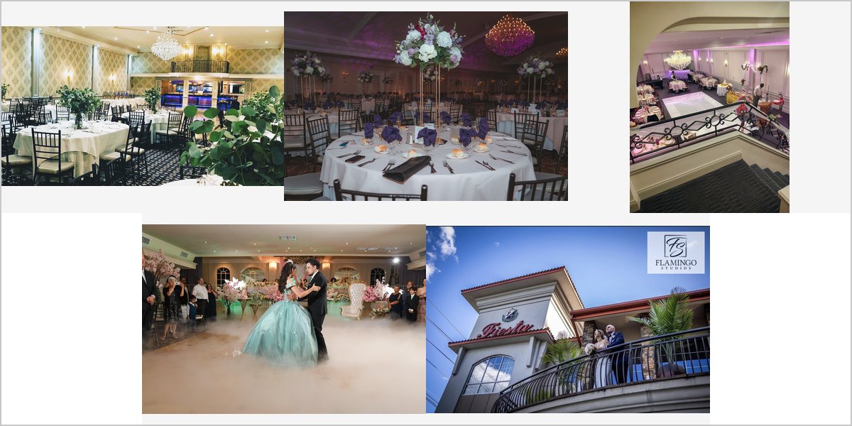 The Fiesta Wedding Venue Collage