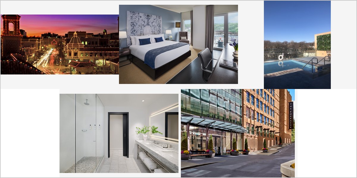 The Fontaine Hotel Wedding Venue Collage
