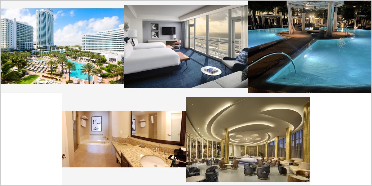 The Fontainebleau Miami Beach Wedding Venue Collage