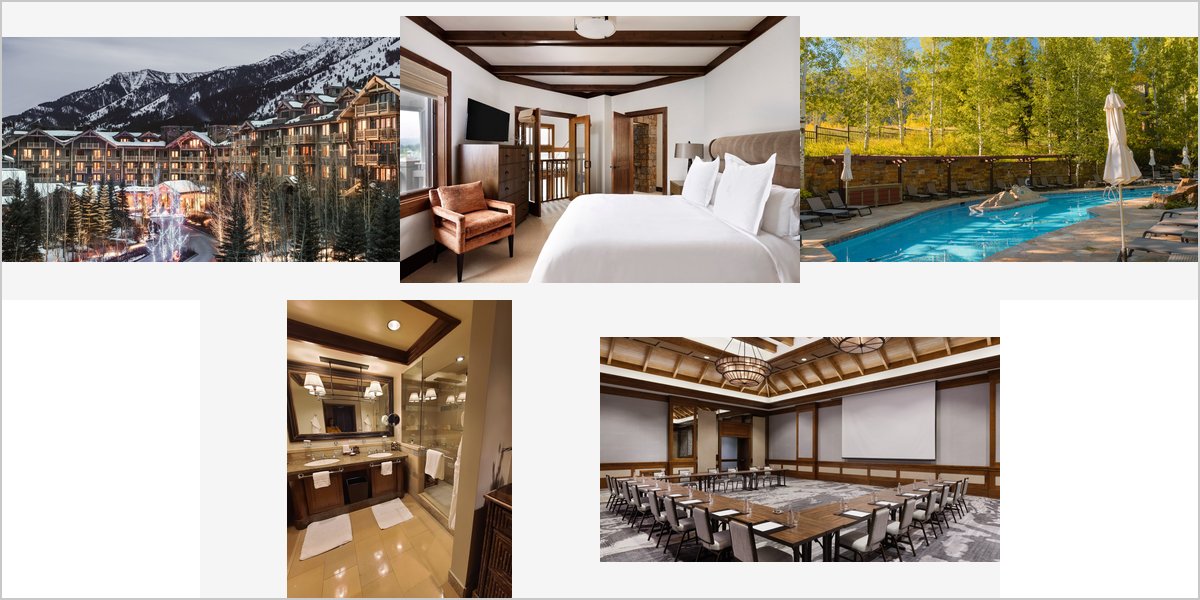 The Four Seasons Jackson Hole Wedding Venue Collage