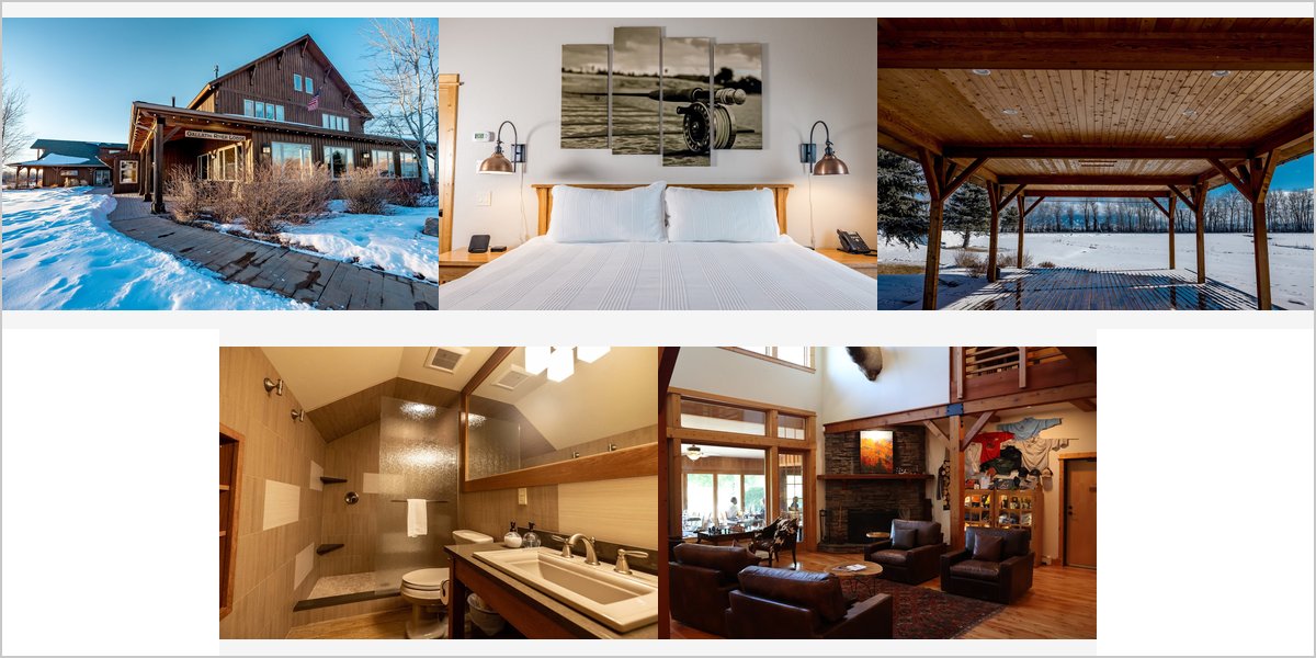 The Gallatin River Lodge Wedding Venue Collage