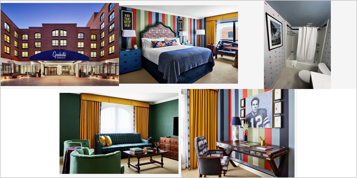 The Graduate Annapolis Wedding Venue Collage