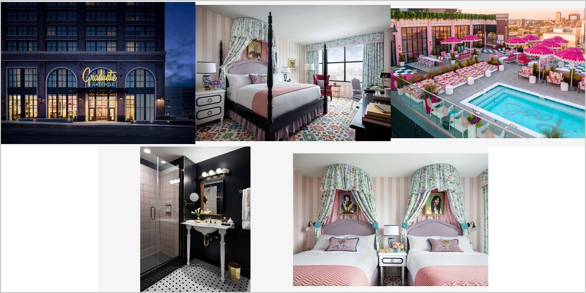 The Graduate Nashville Wedding Venue Collage