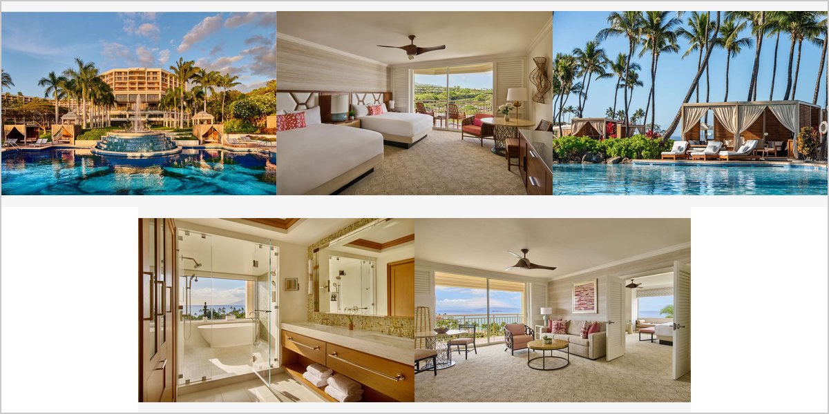 The Grand Wailea Wedding Venue Collage