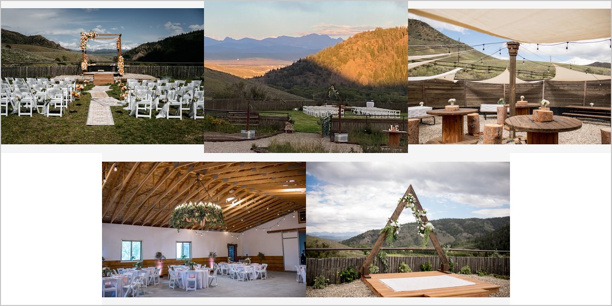 The Hidden Springs Ranch Wedding Venue Collage