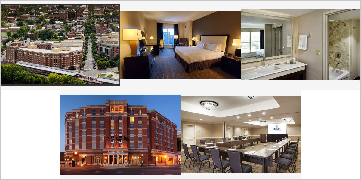 The Hilton Alexandria Old Town Wedding Venue Collage