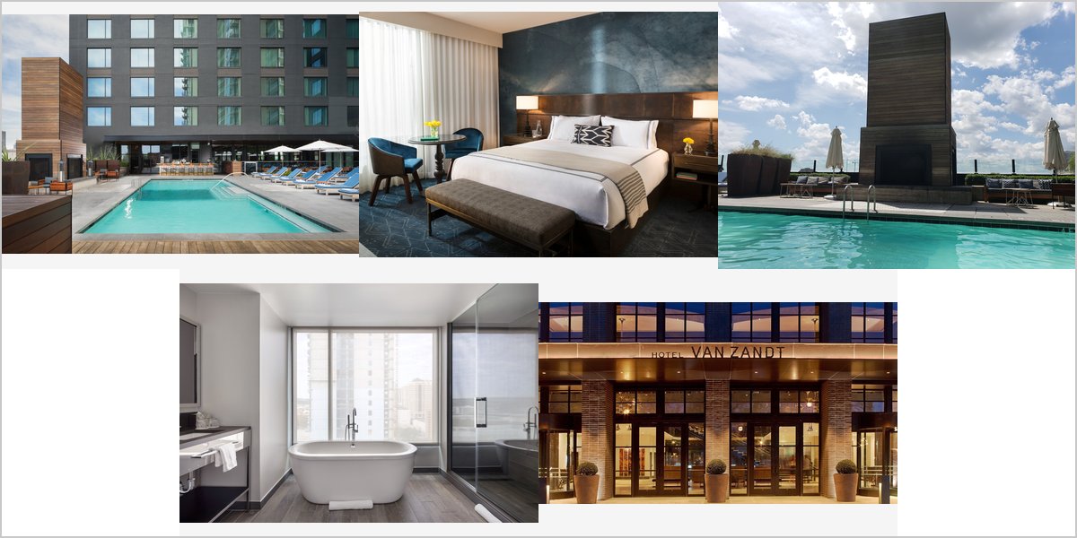 The Hotel Van Zandt Wedding Venue Collage