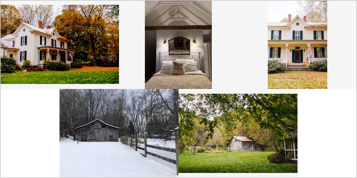 The Inn at Lost River Wedding Venue Collage