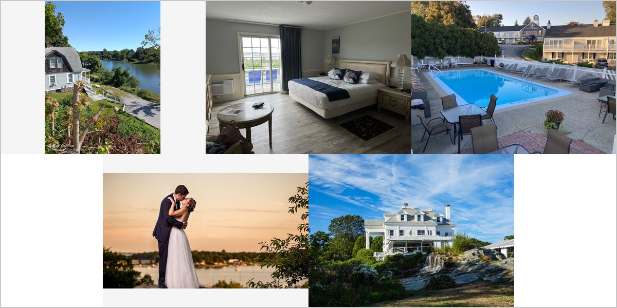 The Inn at Mystic Wedding Venue Collage