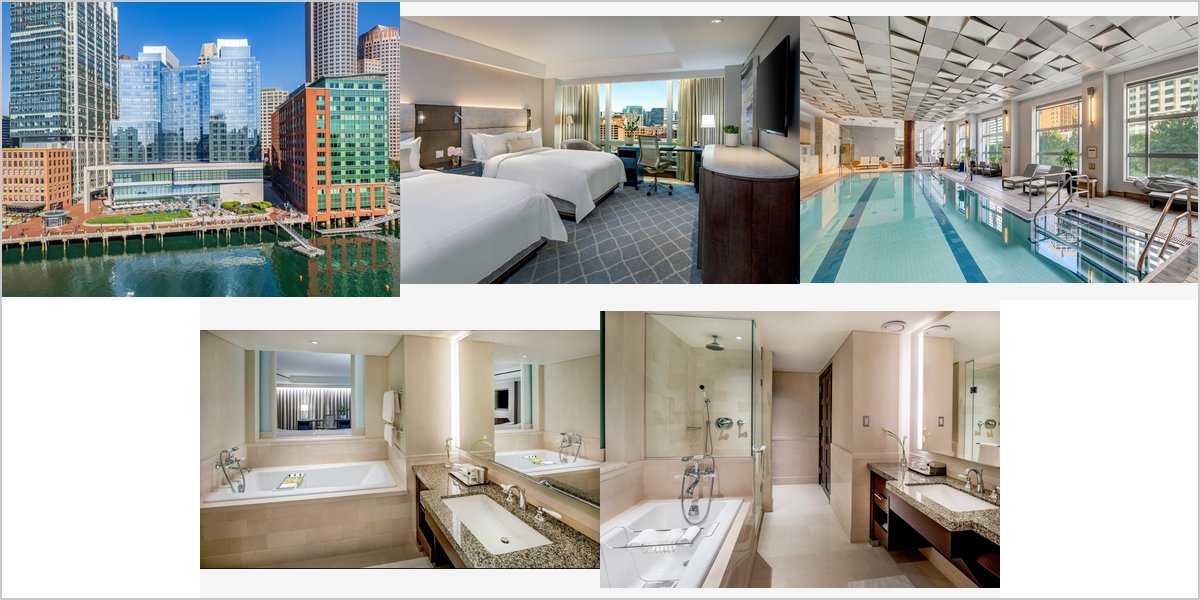The InterContinental Boston Wedding Venue Collage