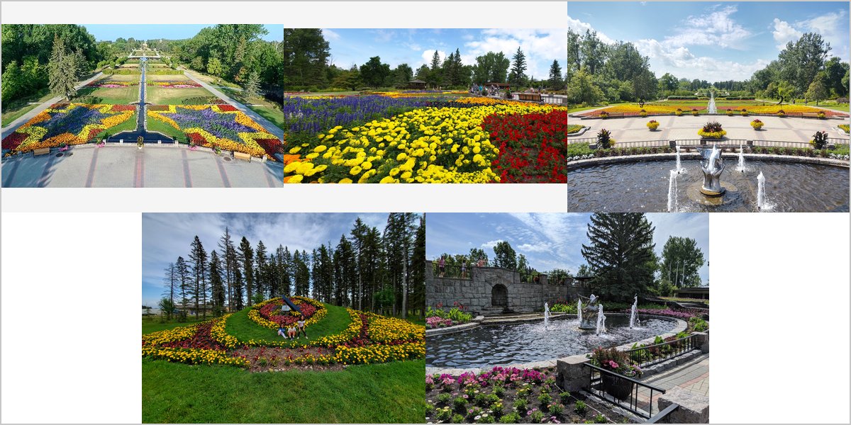 The International Peace Garden Wedding Venue Collage