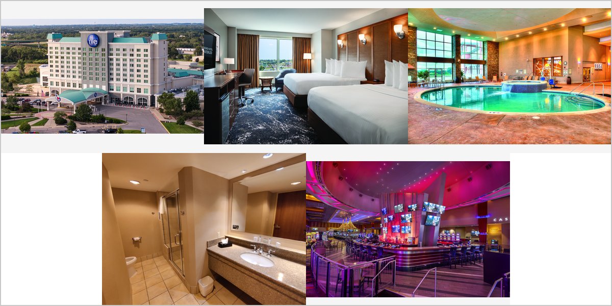The Isle Casino Hotel Wedding Venue Collage