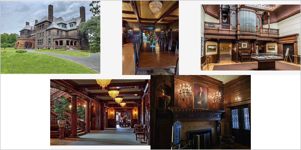The James J. Hill House Wedding Venue Collage