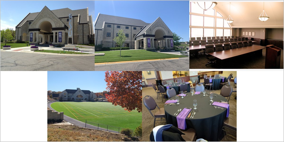 The Kansas State University Alumni Center Wedding Venue Collage