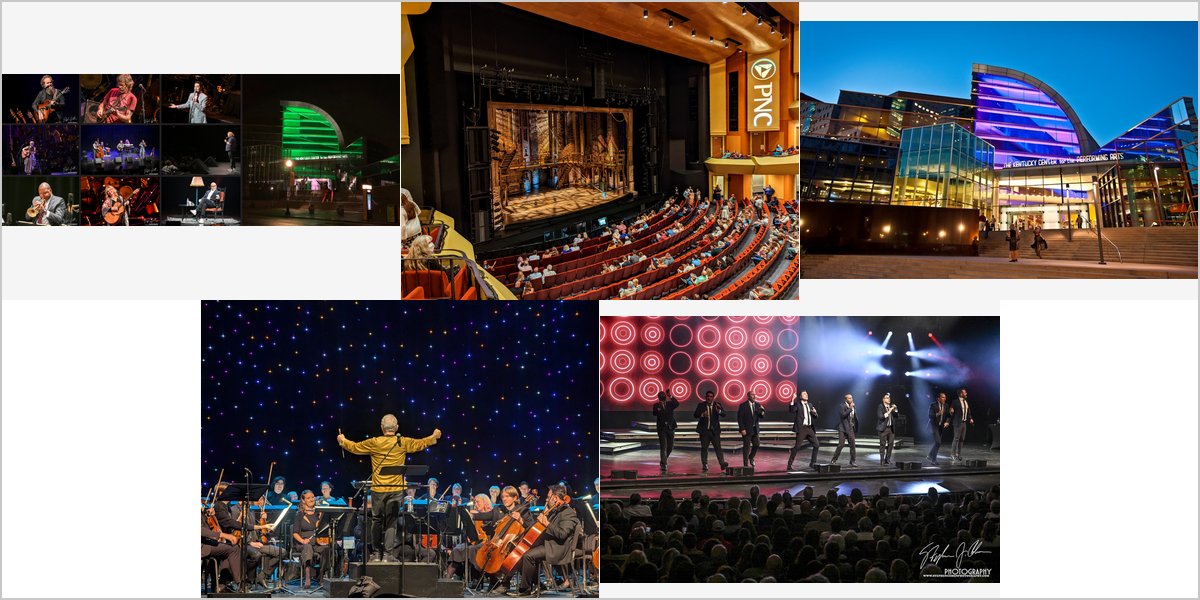 The Kentucky Center for the Performing Arts Wedding Venue Collage