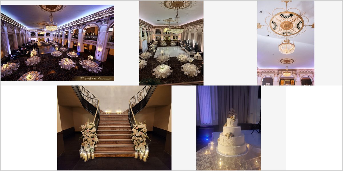The Ballroom at the Ben Wedding Venue Collage