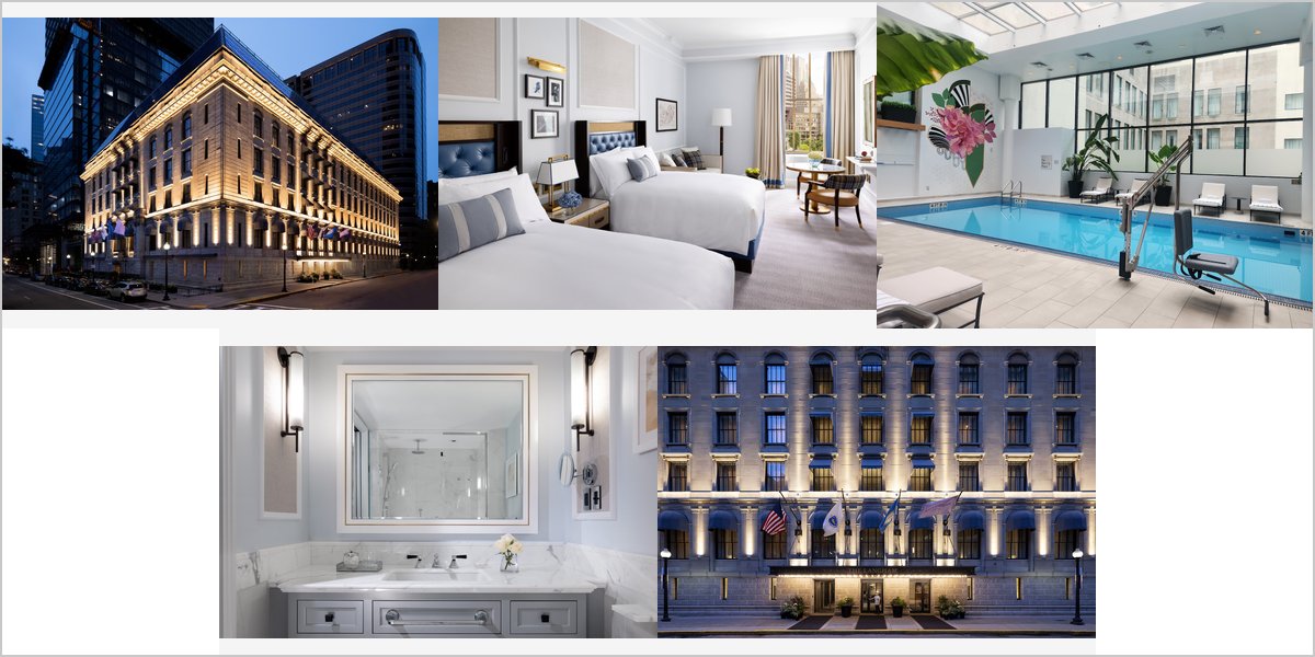 The Langham Boston Wedding Venue Collage