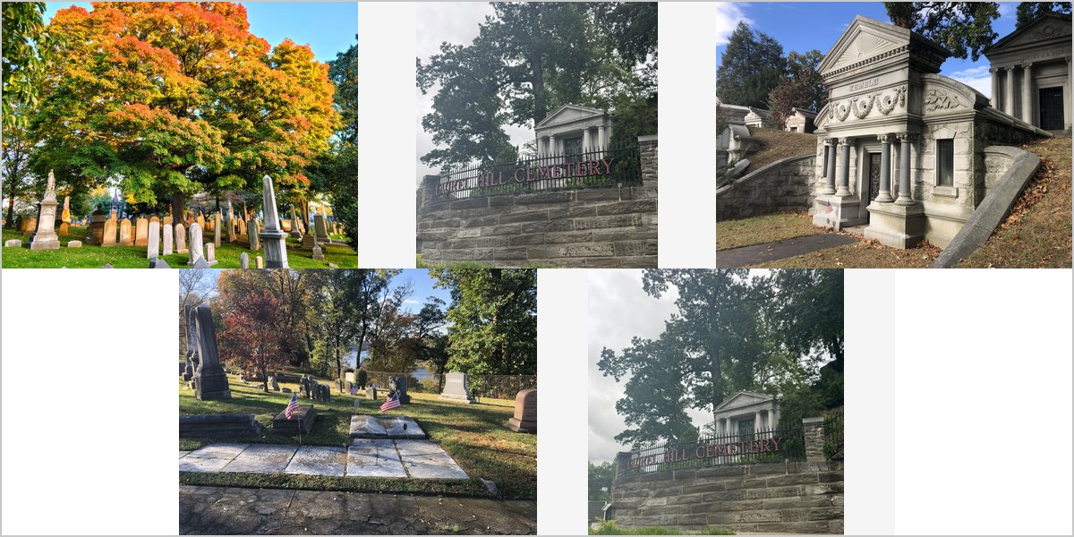 The Laurel Hill Cemetery Wedding Venue Collage
