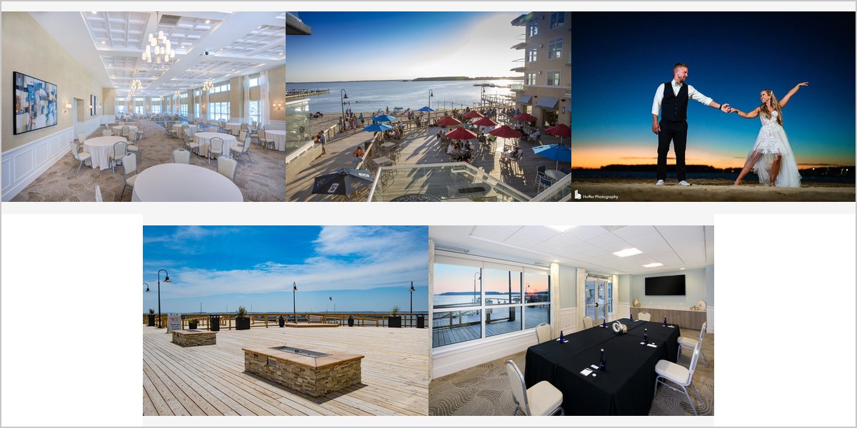 The Lighthouse Cove Wedding Venue Collage