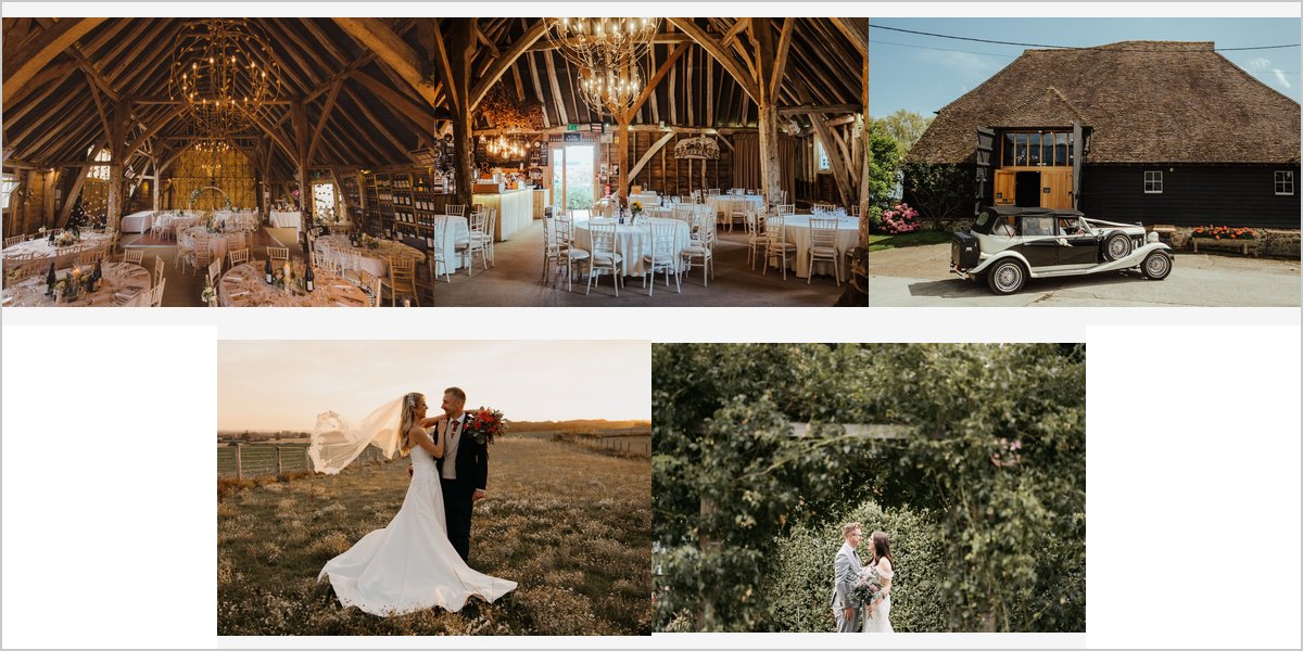 The Barn at Harrison Farm Wedding Venue Collage