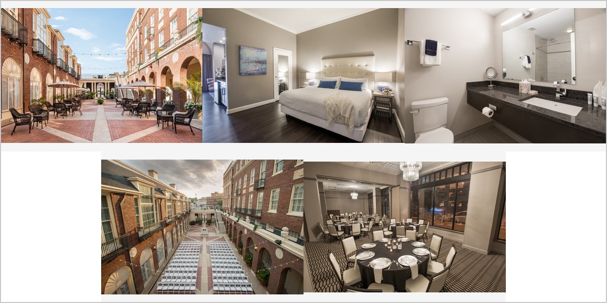 The Magnolia Hotel Wedding Venue Collage