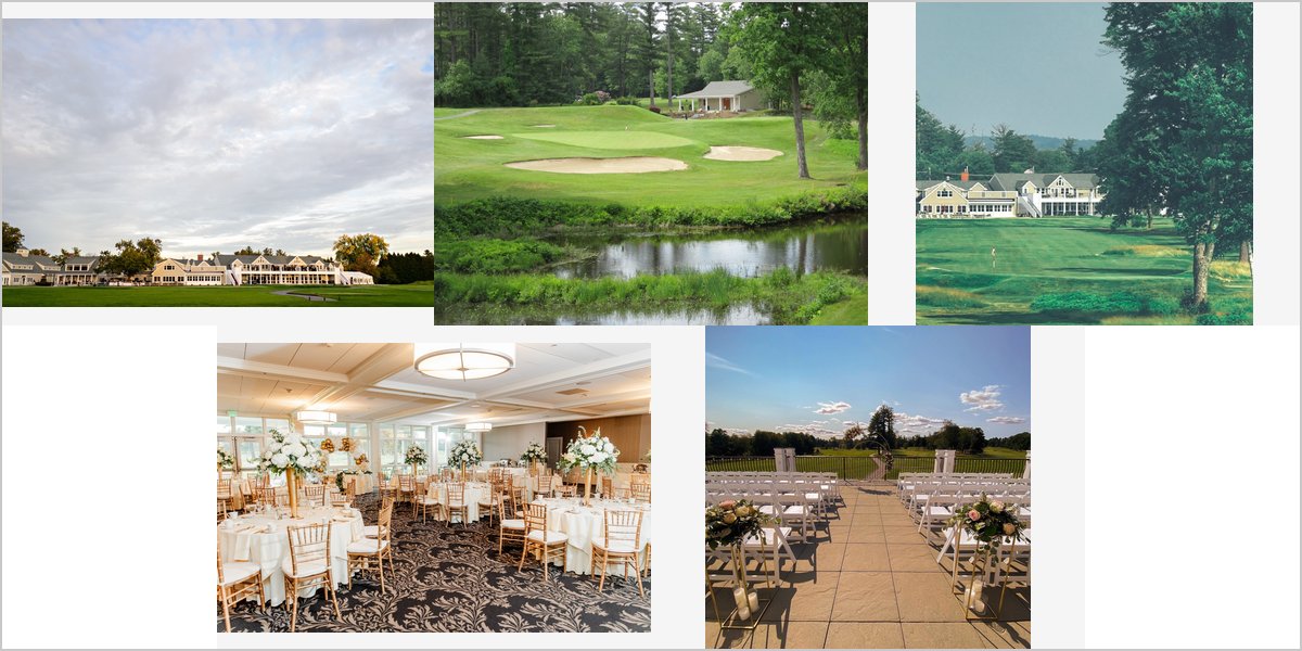 The Manchester Country Club Wedding Venue Collage