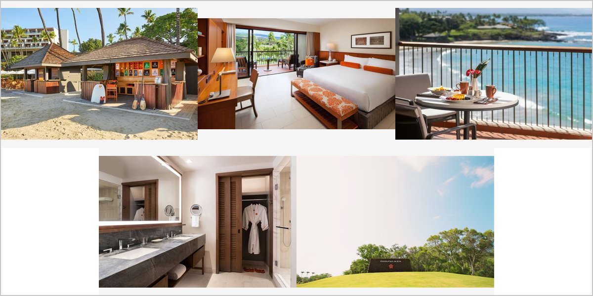 The Mauna Kea Beach Hotel Wedding Venue Collage