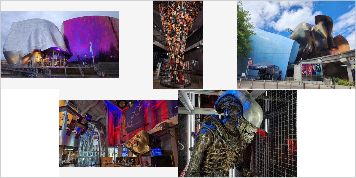 The Museum of Pop Culture Wedding Venue Collage