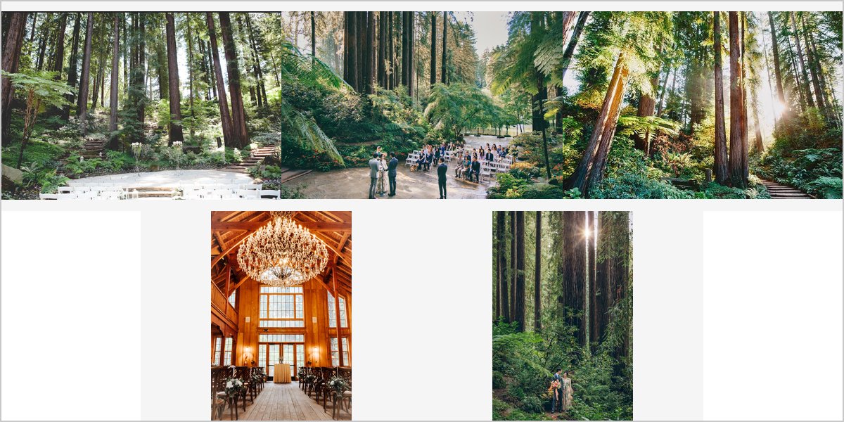 The Nestldown Wedding Venue Collage