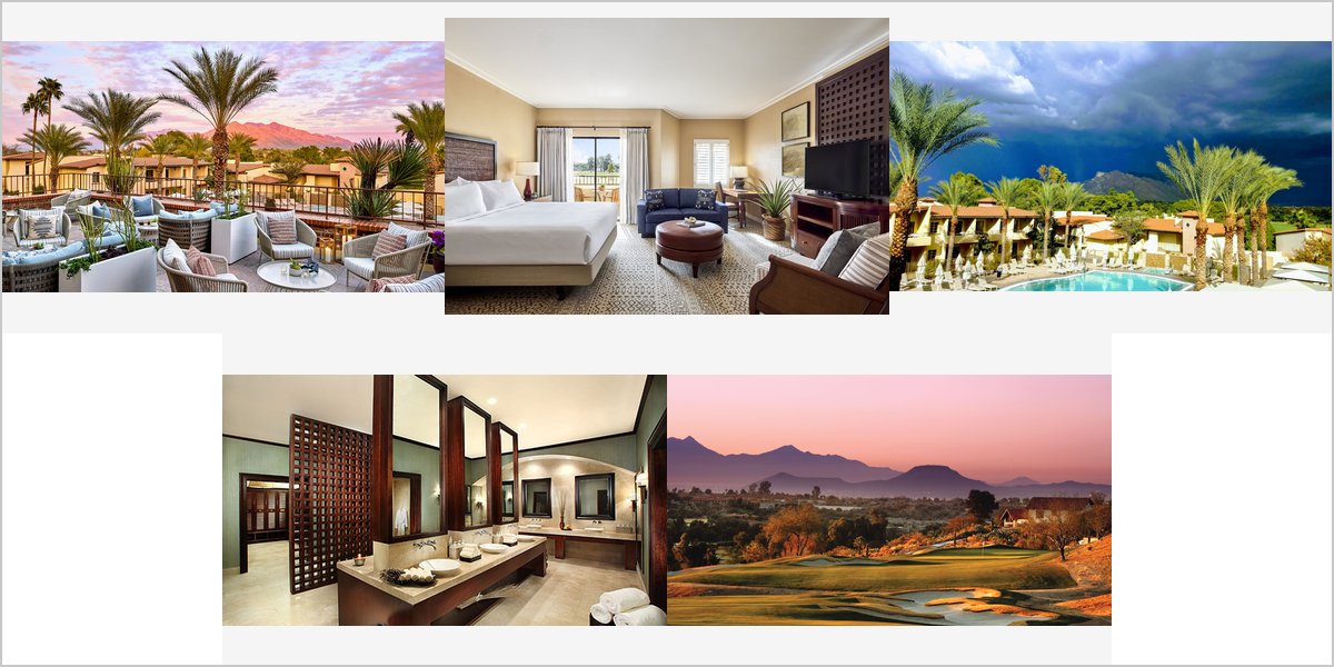 The Omni Tucson National Resort Wedding Venue Collage
