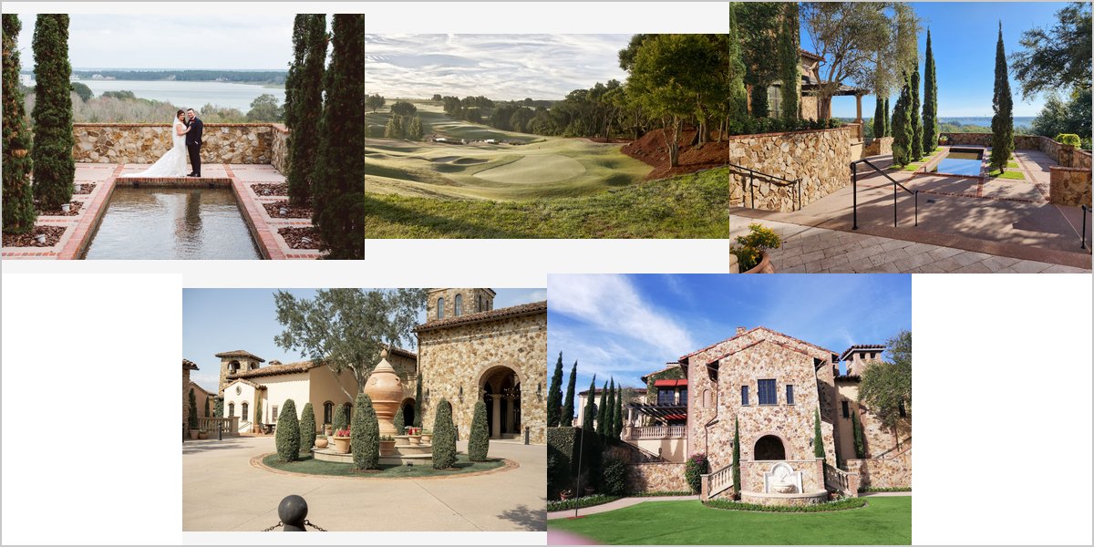 The Bella Collina Wedding Venue Collage