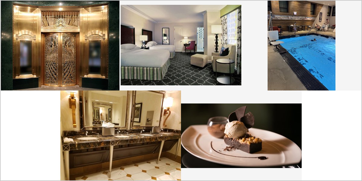 The Palmer House Wedding Venue Collage