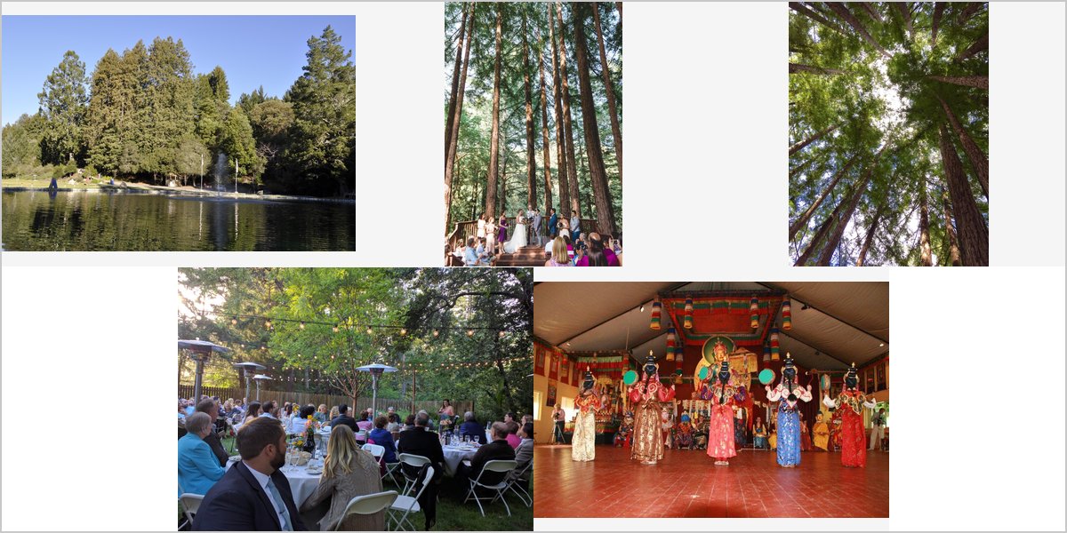 The Pema Osel Ling Wedding Venue Collage