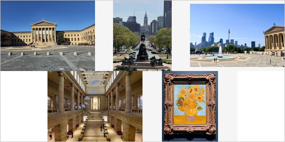 The Philadelphia Museum of Art Wedding Venue Collage